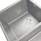 Nantucket Sinks Low Divide 50/50 Double Bowl Undermount Granite Composite Titanium Grey PR5050-LDTI - alternate 4